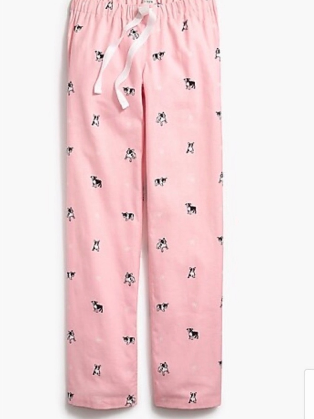 J. Crew Pink Dog-Print Lounge Pants - Picture 2 of 7